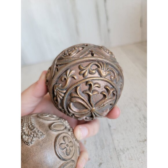 Unique design ball Xmas set figure decorative bowl filler Vintage - Picture 6 of 7